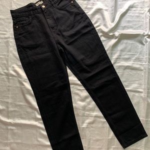Ostin black mom jeans